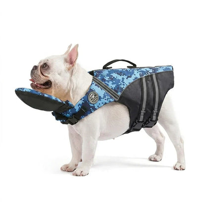 FloatPaws Dog Life Jacket - Blue Camouflage