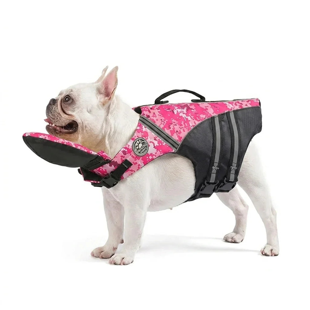 FloatPaws Dog Life Jacket - Pink Camouflage